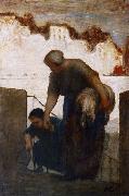 Honore  Daumier The Washerwoman china oil painting artist